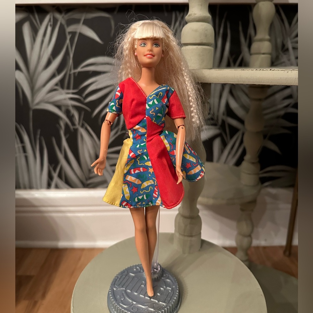 2001 Barbie and Krissy Stoll& Play doll with 1992 “my first fashions” dress